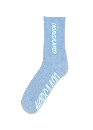 Logo step sock Light Blue Mads Nørgaard 